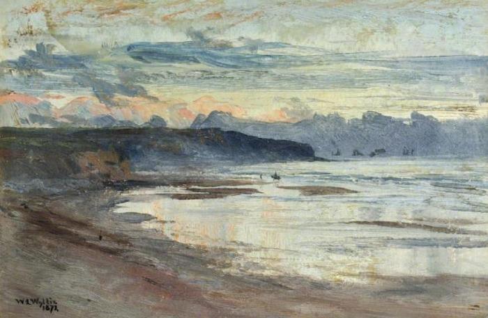 William Lionel Wyllie A Coastal Scene at Sunset china oil painting image